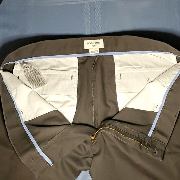 Dockers Men's Grey/Green Dress Pants/Trousers - W38 L30 - Picture 9 of 16